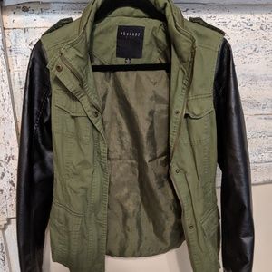 Therapy Jacket Green with Black Sleeves